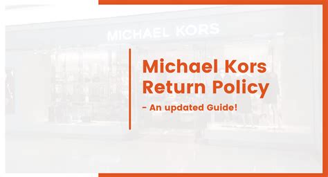 michael kors order return|Michael Kors return policy explained.